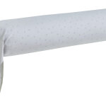 Taie de traversin gramines perle 90 x 190 cm