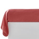 Taie de traversin lin lav� laureat orange sienne