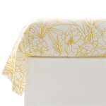 Taie de traversin parfum jaune en coton