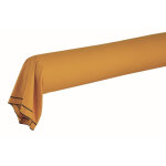 Taie de traversin percale bio tandem fauve indigo Taie de traversin percale bio tandem fauve indigo