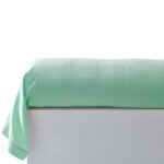 Taie de traversin en satin de coton dr satin - bleu cladon