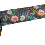 Taie de traversin en satin de coton giardino nuit