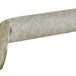 Taie de traversin en satin de coton gingko olive