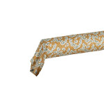 Taie de traversin satin jacquard divine ambre 90 x 190 cm
