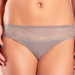 Tanga - cappuccino chantelle marron en coton Tanga - cappuccino chantelle marron en coton
