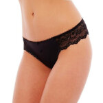 Tanga noeud pap - noir en coton