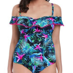 Tankini armatures freya maillots jungle flower black tropical - freya maillots