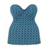Tankini balconnet bleu curvy kate en nylon