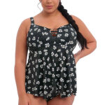Tankini moulé sans armatures - noir elomi bain en nylon Tankini moulé sans armatures - noir elomi bain en nylon