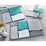 Tapis de bain glasgow - gris Tapis de bain glasgow - gris