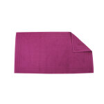 Tapis de bain uni en micro - coton 1000 gr / m - cyclamen