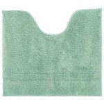 Tapis contour wc en coton 1800g / m� lignus - vert amande