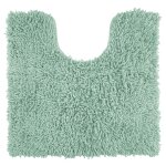 Tapis contour wc pur coton 1500 g / m� confort - vert amande