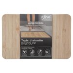 Tapis diatomite 39x60 en bambou Tapis diatomite 39x60 en bambou