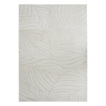 Tapis blanc effet laine anoai