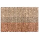 Tapis rectangulaire terracotta karan