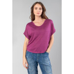 Tee - hirt bibou rose en viscose