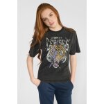 Tee - shirt fille abbigi noir alia en coton