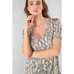 Tee - shirt argent à motif python en tencel Tee - shirt argent à motif python en tencel