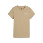 Tee - shirt brodé marron ess + Tee - shirt brodé marron ess +