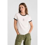 Tee - shirt caladou blanc en coton tara
