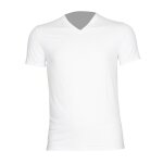 Tee - shirt col v manches courtes homme pensé pour durer eminence blanc en coton Tee - shirt col v manches courtes homme pensé pour durer eminence blanc en coton