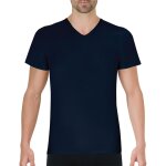 Tee - shirt col v pur coton premium eminence multicolore Tee - shirt col v pur coton premium eminence multicolore