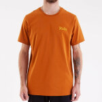 Tee - shirt corpo script - ocre en coton Tee - shirt corpo script - ocre en coton