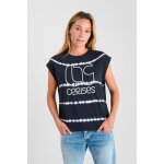 Tee - shirt dave noir xena en coton Tee - shirt dave noir xena en coton