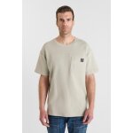 Tee - shirt deros beige en coton hugo