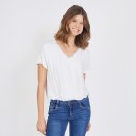 Tee - shirt doublure soie jean