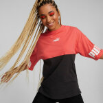 Tee - shirt femme pwr clb tee rouge en coton Tee - shirt femme pwr clb tee rouge en coton
