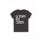 Tee - shirt fille luciusgi noir lucy en coton