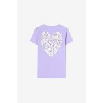 Tee - shirt fille modagi violet ruby en coton