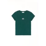 Tee - shirt fille remusgi vert pey en coton Tee - shirt fille remusgi vert pey en coton