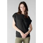 Tee - shirt freesia noir en tencel Tee - shirt freesia noir en tencel