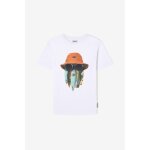 Tee - shirt garon lepicbo blanc umar en coton