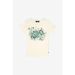 Tee - shirt fille gracygi crme en coton