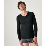 Tee shirt homme manches longues noir thermolactyl