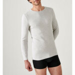 Tee shirt homme manches longues thermolactyl gris chin
