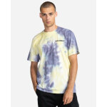 Tee shirt pour homme tie and dye - element en coton bleu