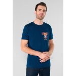 Tee - shirt kenta bleu vern