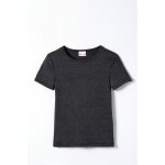 Tee - shirt enfant manches courtes anthracite thermolactyl