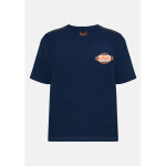 Tee shirt manches courtes en coton titus bleu marine