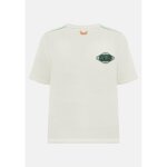 Tee shirt manches courtes en coton titus craie cru
