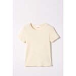 Tee - shirt enfant manches courtes ecru thermolactyl Tee - shirt enfant manches courtes ecru thermolactyl