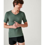 Tee - shirt manches courtes vert eucalyptus thermolactyl