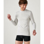 Tee shirt manches longues col montant gris chin thermolactyl