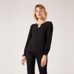 Tee shirt manches longues détail dentelle noir Tee shirt manches longues détail dentelle noir