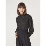 Tee shirt manches longues avec pois noir Tee shirt manches longues avec pois noir